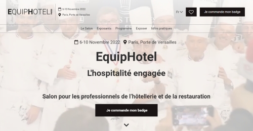 EquipHotel – Le salon des professionnels de l’Hospitality