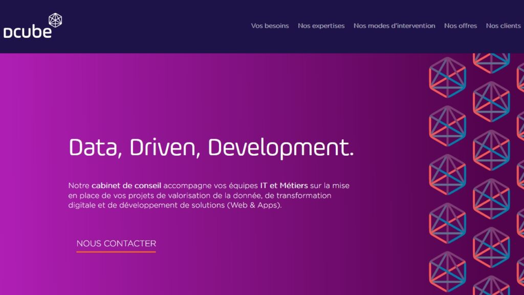 Refonte site dcube.fr